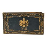 H.M. Queen Victoria, fine music score book with tooled gilt decoration and Royal coat of arms