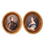 H.M. Queen Victoria and H.R.H. Prince Albert The Prince Consort, very fine pair of Royal Presentatio