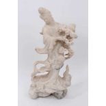 Chinese carved soapstone figure of Guanyin