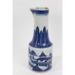 19th century Chinese blue and white ewer