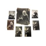 H.M.Queen Victoria, seven portrait photographs taken in the 1890s including two with her daughter Pr