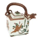 A Royal Worcester Aesthetic Movement teapot and cover, circa 1872