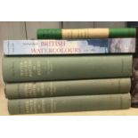 Books - quantity, mostly British watercolours and works on paper, three volumes 'Watercolour Paintin