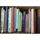Books - six boxes, art reference, collection of auction catalogues and others