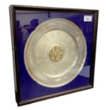 H.M. Queen Elizabeth II Silver Jubilee dish, engraved with 'The Queen's Silver Jubilee, 1952-1977, T
