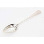 Early George IV silver Old English pattern serving spoon (London 1821)