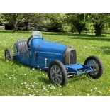 Scarce child's electric powered Bugatti Type 52 Replica Racing Car