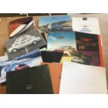 Collection of mostly Bentley sales brochures 1980s to current models