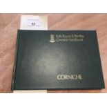 Rolls-Royce and Bentley Corniche handbook,(500 series) 1979