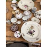 Group of china, including Royal Copenhagen, Royal Worcester, etc