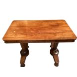 Nineteenth century rosewood library table
