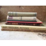 Small group of books, including Kate Greenaway Pictures (pub. 1921), Memoirs of a fox-hunting man, e