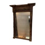 Antique pier mirror, 76.5cm x 53.5cm