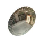 Laura Ashley circular Capri wall mirror, 100cm diameter