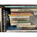 Collection of Railway related reference books.
