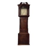 Early 19th century North Country, mahogany longcase