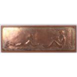 Adolf Schmid 1902 bronze plaque in relief