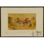 Snaffles, Charles Johnson Payne (1884-1967) signed hand coloured print - "Got yer you old badmash!",