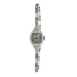 Art Deco Longines diamond cocktail watch