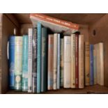 Two boxes of nautical related books