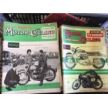 Group of Motorcycling magazines, vintage Motorsport magazines and related books.