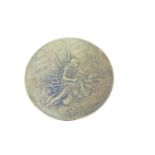 Boer War Memorial Medal by Emil Fuchs, 45mm, bronze, inscribed 'To the memory of those who gave thei
