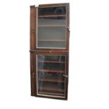 Glass fronted hanging shop display cabinet