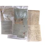 Large collection of First World War period letters and other ephemera
