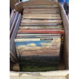 Three boxes of classical LP records on mixed labels including Robert Schumann, Herman Scherchen, Str