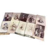 One box of cabinet card photographs and other photographs (1 shoebox)