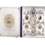 Victorian leather photograph album containing Cabunet & Carte de Visite cards plus two other albums