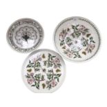 Collection of Portmeirion (10 pieces), 4 Royal Albert plates, 1 Poole plate, 1 Blueware plate and 3