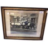 Titanic Interest: 1912 photograph of Titanic Collecting Fund crew, depicted outside the Grovesor Hot