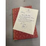 Somerset Maugham - Liza of Lambeth, signed limited edition book and letter from the author
