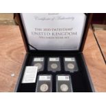 World - Mixed boxed and cased coinage to include Concorde twelve ingot set, Peter Pan silver proof f
