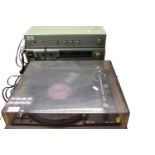 Dual 506 turntable with a Dual CV 1160 stereo amplifier, etc