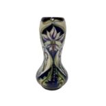 Moorcroft pottery trial vase, signed Rachel Bishop, dated 13.1.02, 16cm high