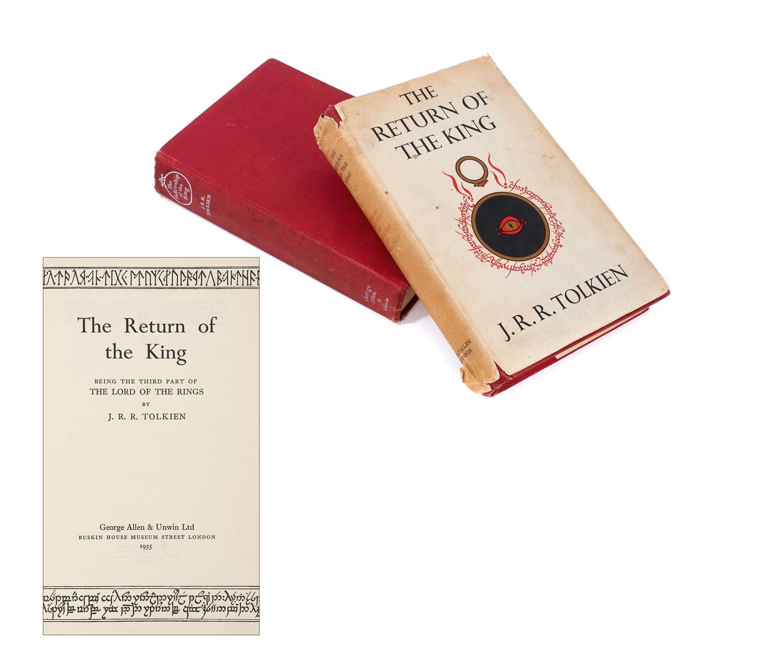 J. R. R. Tolkien first edition - 'The Return of the King,' signature mark '4' to page 49, together w