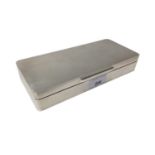 Contemporary silver cigarette box