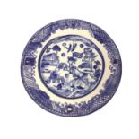 Philippa Perry (b.1957-), Normal Life plate, produced for Grayson's Art Club, decorated in blue and