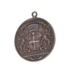 George III type 5 silver London Broker's medal, circa 1801-1815, named to William Morrish, 4cm diame