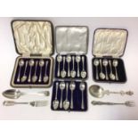 Selection of miscellaneous silver flatware