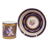 Sèvres porcelain cup and saucer