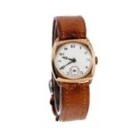 1930s Gentlemen’s gold wristwatch.
