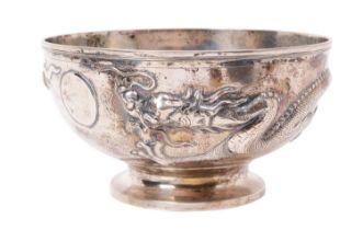 Late 19th century Chinese silver bowl