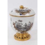 Vienna porcelain covered bowl