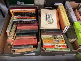 Four boxes of assorted books