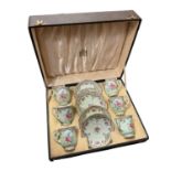 Vintage Shelley cased teaset