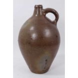 Large salt glazed stoneware jug with incised number 2 to base of handle