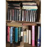 Six boxes of various books